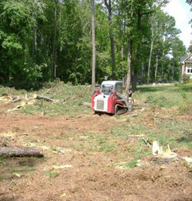 Concrete Demolition in Ball Ground GA - Chipper Tree Service - bursh2